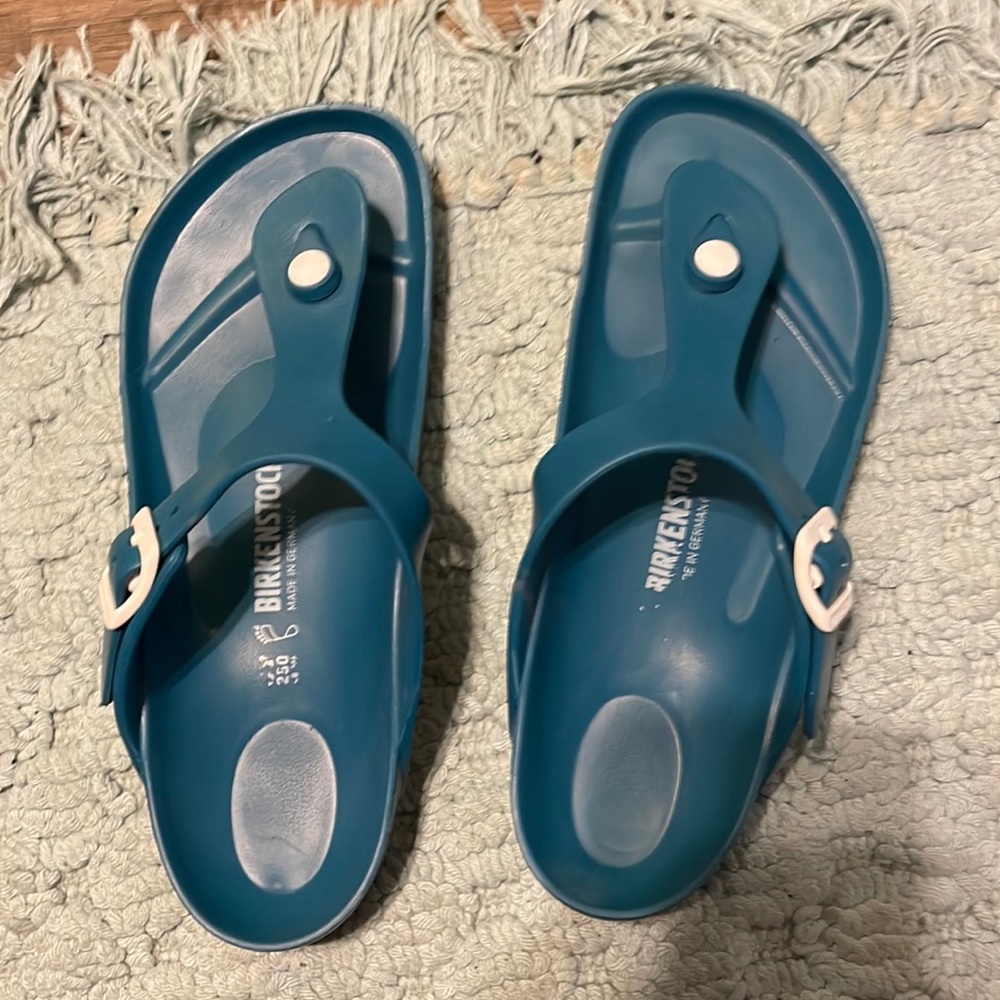 Blue Birkenstocks